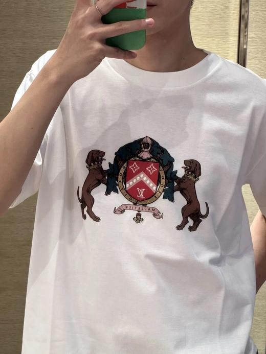 驴家 原版级🐕‍🦺双狗徽标圆领短袖（JN） 商品图1