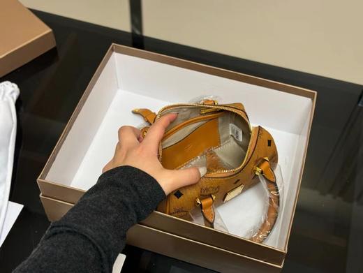 B121523时尚百搭印花单肩斜挎手提mini波士顿枕头包 商品图11