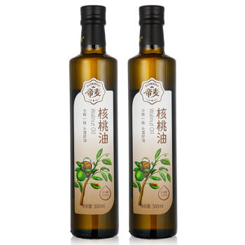 帝麦冷榨核桃油500ml*2礼盒 适用于儿童宝宝孕妇食用油 春节年货礼盒 /粮油调味 /食用油 /特色食用油 商品图7
