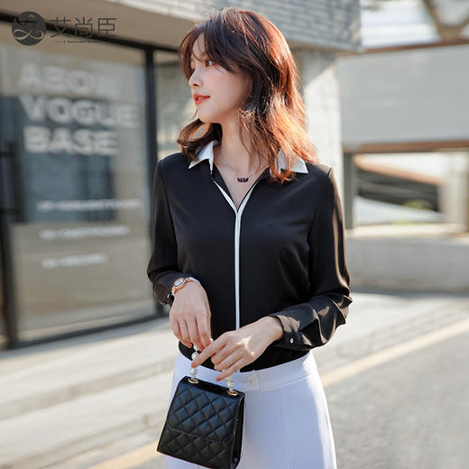 新款气质名媛衬衫百搭显瘦 商品图0