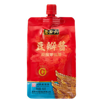 六必居 豆瓣酱 450g*3 原酿零添加 不使用防腐剂 中华老字号 /粮油调味 /调味品 /烹饪酱 商品图3