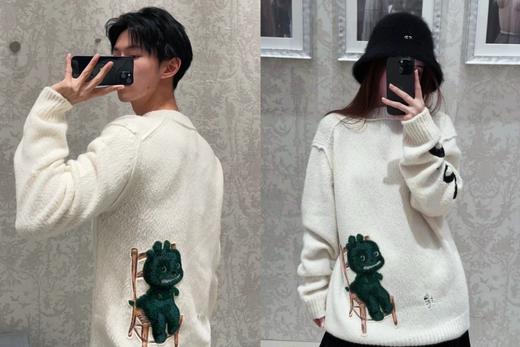 D家 原版级🦕恐龙毛织圆领毛衣（JN） 商品图1