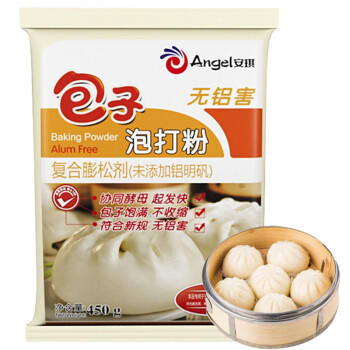 安琪包子泡打粉450g家用食用包子馒头花卷复配膨松剂烘焙原料未添加铝 /粮油调味 /烘焙原料 /食品添加剂类 商品图0