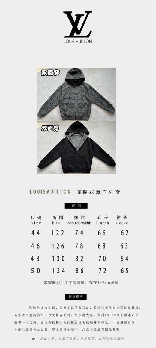 驴家 老花大圆圈花 双面穿 重磅羊毛呢外套。（JN） 商品图4