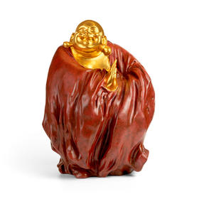 心中有佛 弥勒铜像