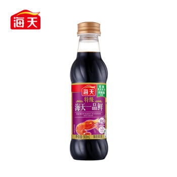 海天 一品鲜生抽酱油500ml【特级酱油】炒菜提鲜凉拌点蘸 /粮油调味 /调味品 /酱油 商品图0