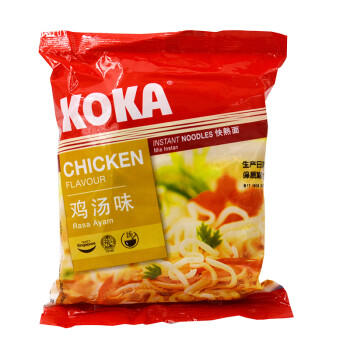 KOKA 可口方便面 鸡汤味快熟泡面 85g*5 新加坡进口 /粮油调味 /方便食品 /方便面 商品图1