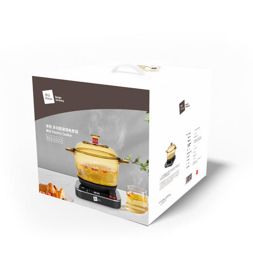 米技生活电煮锅ECE-GS22家用多功能电煮玻璃锅 商品图7