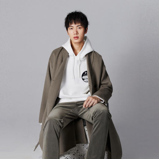 【男装】【商场同款】麦檬冬中长大衣9EB270113 商品图2