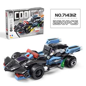 森宝积木-炫酷战车 714312【灰色蝙蝠战车】