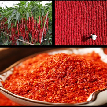 小爆告 辣椒面标细粉500g袋装陕西特产秦椒石碾油泼辣子面辣椒粉香辛料 /粮油调味 /调味品 /基础香辛料 商品图4