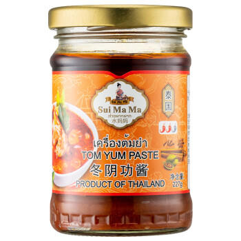水妈妈 泰国进口 冬阴功酱 泰式酸辣虾汤调料冬阴功汤料火锅汤底227g /粮油调味 /调味品 /火锅底料/蘸料 商品图1
