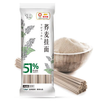 金龙鱼低脂低钠易饱腹  荞麦系列 51%荞麦挂面150g*20 箱装 早餐面汤面 /粮油调味 /挂面 /风味挂面 商品图5