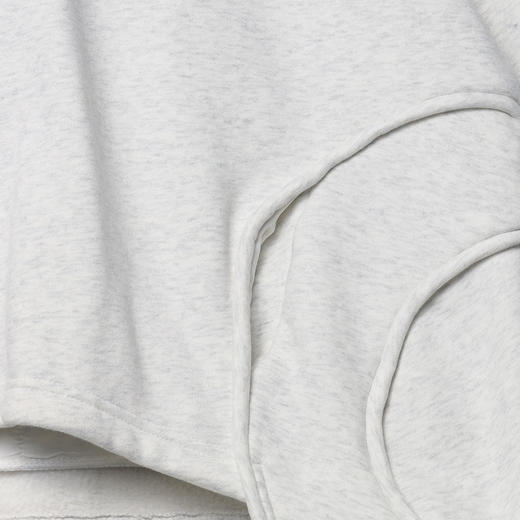 A新款中领不规则下摆设计连帽卫衣男女秋冬休闲宽松时尚百搭上衣 商品图4