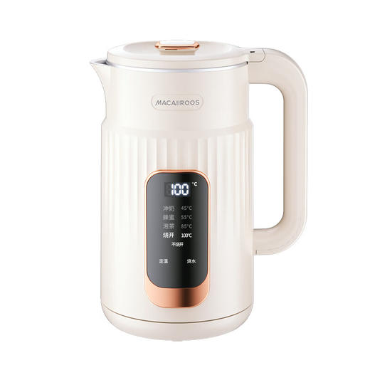 【小家电】迈卡罗MACAIIROOS电热水壶家用大功率烧水壶304不锈钢内胆开水壶 MC-SH18D HF 商品图6