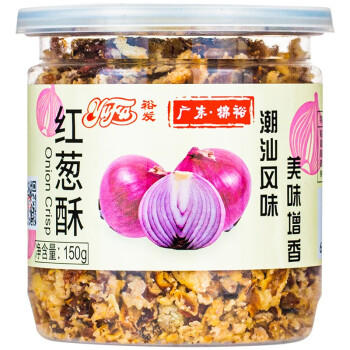 锦裕 红葱酥 腌面汤粉红葱头台湾卤肉饭调味料 下饭拌面蒜头酥油150g /粮油调味 /调味品 /复合调味料 商品图6