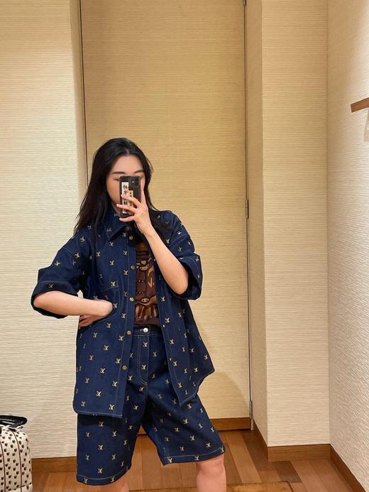 驴家 金丝绣花牛仔短裤（JN） 商品图1