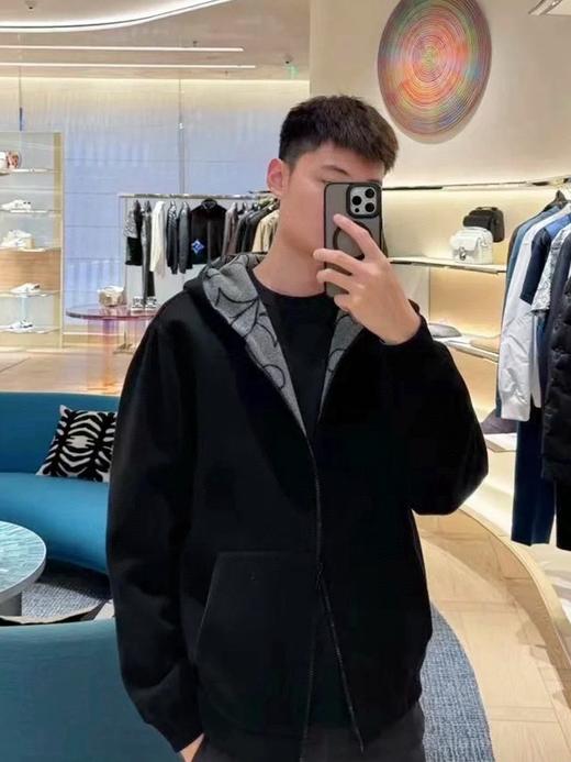 驴家 老花大圆圈花 双面穿 重磅羊毛呢外套。（JN） 商品图2