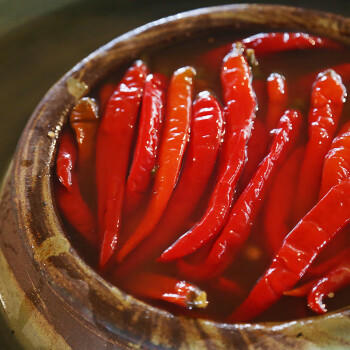 古蜀味道泡二荆条350克袋装四川老坛泡菜下饭菜农家自制泡辣椒新繁泡海椒 /粮油调味 /调味品 /榨菜/酱腌菜 商品图1