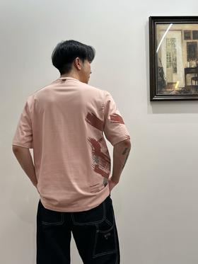 杰尼家 2024纯棉短袖圆领 T 恤