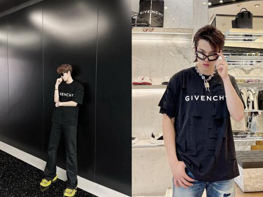 Giv 破洞双层两件套式设计短袖（JN） 商品图0