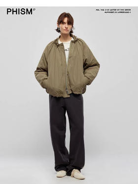 花苞领茧型短款棉服