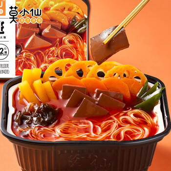 莫小仙自热火锅毛血旺340g/盒 方便速食食品懒人重庆麻辣烫零食夜宵 /粮油调味 /方便食品 /方便火锅 商品图3