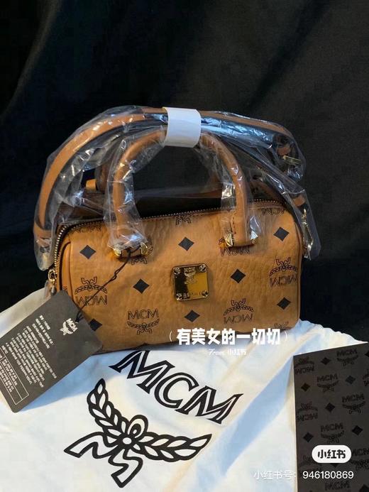 B121523时尚百搭印花单肩斜挎手提mini波士顿枕头包 商品图5