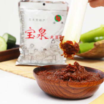 宝泉  大豆酱120g*10袋  东北特产黄豆酱蘸酱熟酱拌面拌饭 /粮油调味 /调味品 /烹饪酱 商品图1