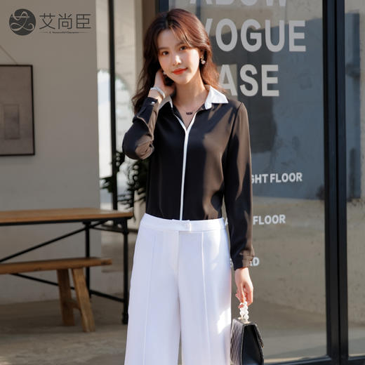 新款气质名媛衬衫百搭显瘦 商品图1