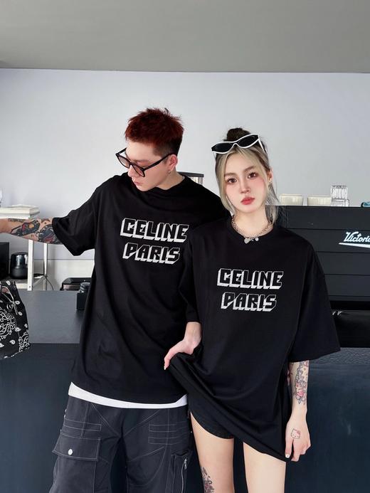 赛琳 黑白裂纹印花圆领短袖（JN） 商品图1