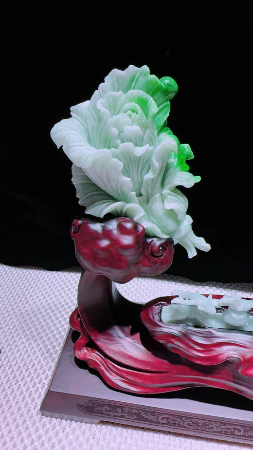 620710翡翠摆件【璐璐发财 一路发财】 商品图4