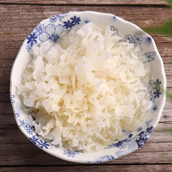 姚朵朵 银耳200g/袋 糯耳 丑耳 百合枸杞红枣莲子羹 凉拌火锅 炖煮软糯  /粮油调味 /南北干货 /菌菇干货 商品图7