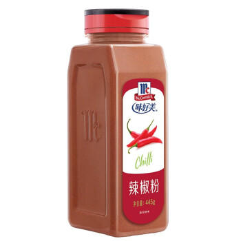 味好美（McCormicK）香辛料调料 辣椒粉445g  餐饮烧烤调料撒料蘸料 自然香味 餐饮装 /粮油调味 /调味品 /基础香辛料 商品图2