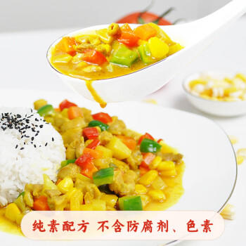 酿一村日式素咖喱酱 0添加儿童非即食炒饭拌饭酱 原味不辣素食调料218g /粮油调味 /调味品 /复合调味料 商品图2