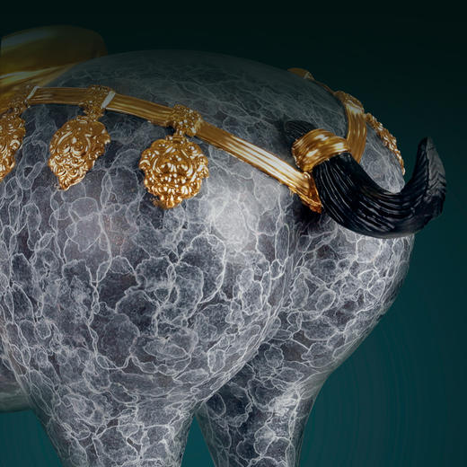 升官进爵马 吉祥铜摆件 商品图4