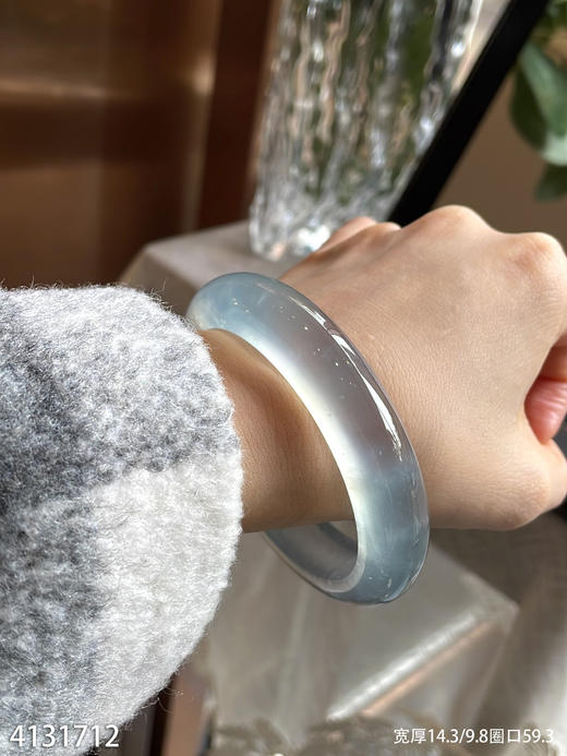 玻璃种木那手镯【4131712】圈口59.3~具体价格微信咨询 商品图4