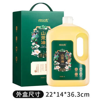 得尔乐【保真山茶油】山茶油5L 有机油茶籽油 低温压榨食用油 /粮油调味 /食用油 /山茶油 商品图1