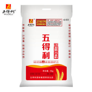 五得利六星超精小麦粉10斤  饺子面粉 馒头烙饼 家庭美食粉 /粮油调味 /面粉 /通用粉 商品图4