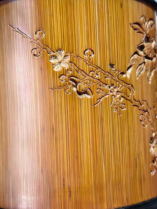 蝶恋花°竹雕茶叶罐 商品图3