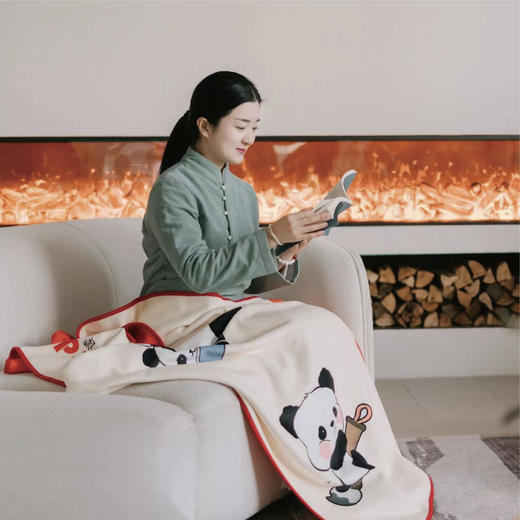 【福多多】 高端锦狐绒多福毯  平安喜乐保温杯 新春福袋 商品图5