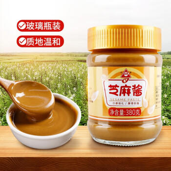 川珍纯芝麻酱380g 凉拌热干面酱火锅蘸料 土司面包拌面调味酱 /粮油调味 /调味品 /中式酱料 商品图2