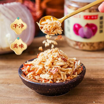 锦裕 红葱酥 腌面汤粉红葱头台湾卤肉饭调味料 下饭拌面蒜头酥油150g /粮油调味 /调味品 /复合调味料 商品图4