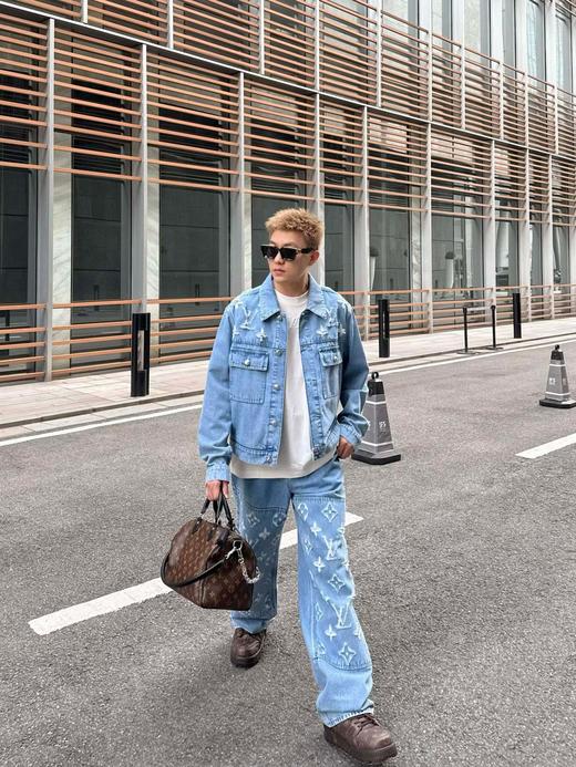 驴家 烂花牛仔套装 长裤子（JN） 商品图1