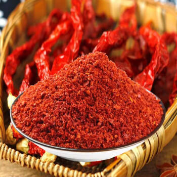 小爆告 辣椒面标细粉500g袋装陕西特产秦椒石碾油泼辣子面辣椒粉香辛料 /粮油调味 /调味品 /基础香辛料 商品图0