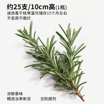 口味全 迷迭香干枝新鲜原枝干迷迭香碎35g西餐牛排烧烤热红酒香料 /粮油调味 /调味品 /复合香辛料 商品图2