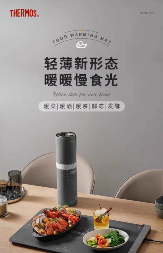 【春上新】10楼 膳魔师  膳魔师折叠柔性暖菜板加热饭菜神器家用饭菜保温垫吊牌价399元 活动价339元 商品图0