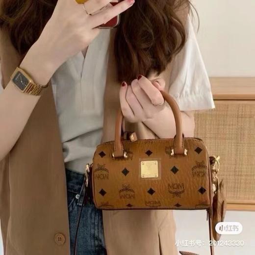 B121523时尚百搭印花单肩斜挎手提mini波士顿枕头包 商品图2