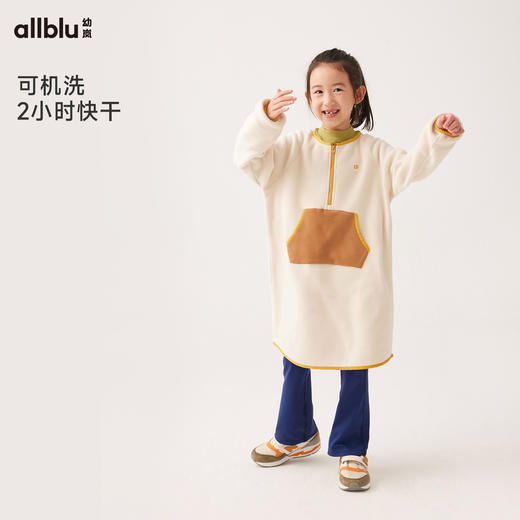 【Zui划算】【秋Vol.5】幼岚童装空气绒连衣裙轻盈保暖不易起静电24年秋季新款女童裙子ZY 商品图3
