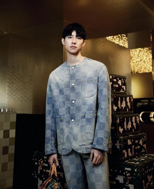 驴家  棋盘格牛仔套装•外套（JN） 商品图1